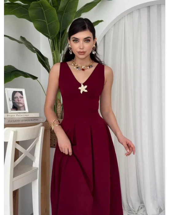 Late Yıldız Detaylı Elbise