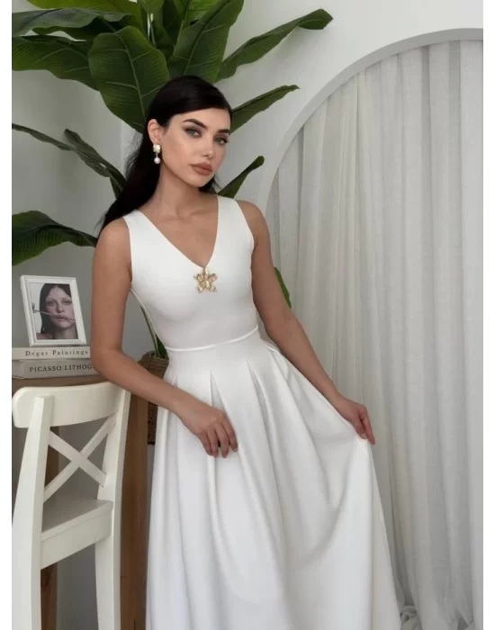 Late Yıldız Detaylı Elbise