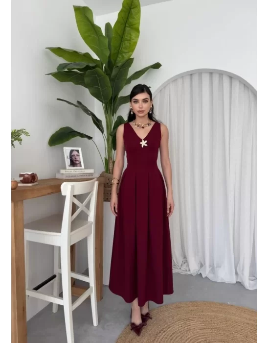 Late Yıldız Detaylı Elbise