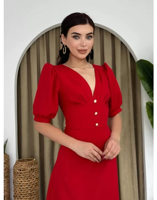 Linda Midi Elbise