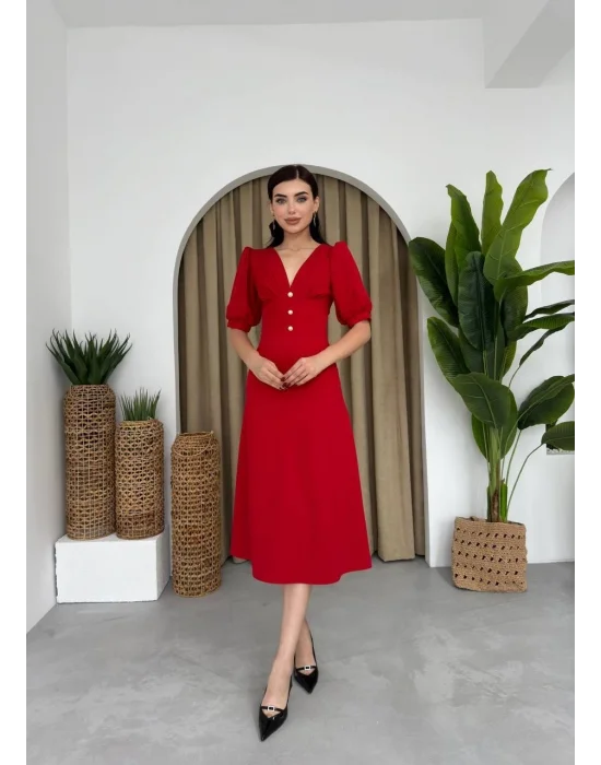 Linda Midi Elbise
