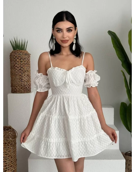 Lucca Kolu Lastikli Mini Elbise