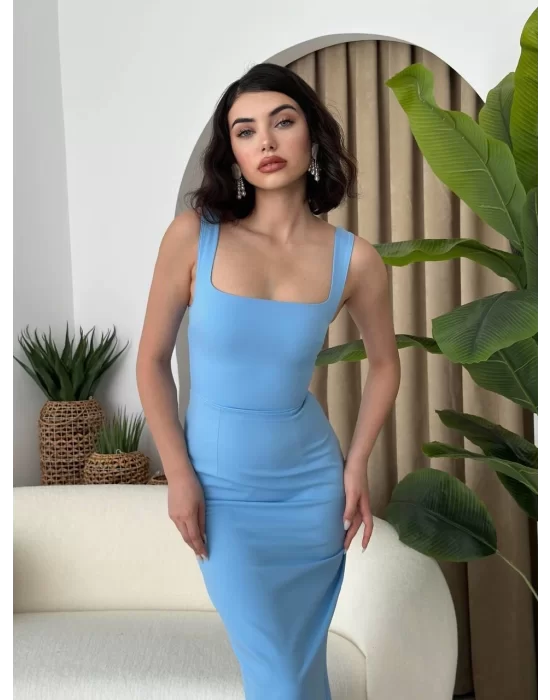Martin Askılı Kalem Elbise
