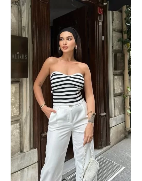 Mathilde Straplez Crop Top 3271-01