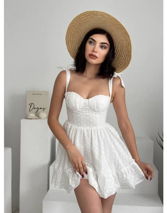 Monika Omuz Bağlamalı Elbise
