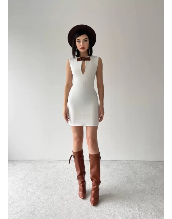Nadia Kemerli Mini Elbise