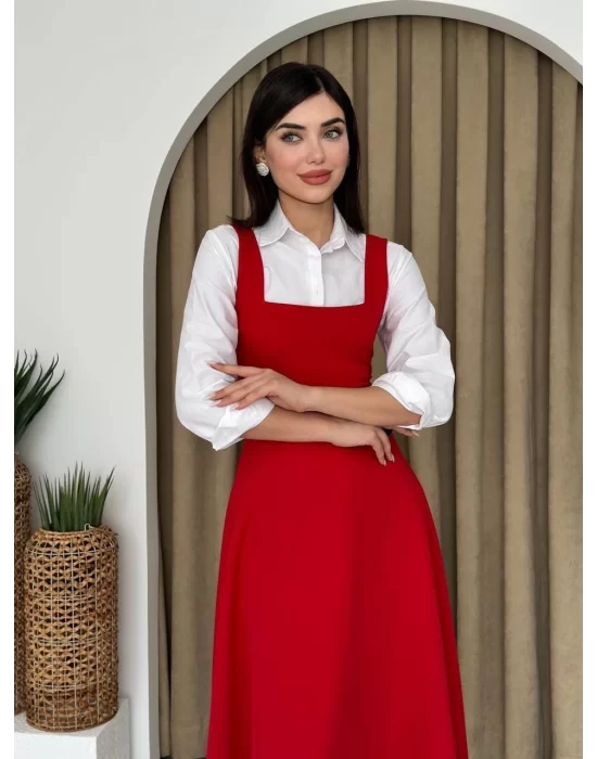 Neapolitan Askılı Elbise