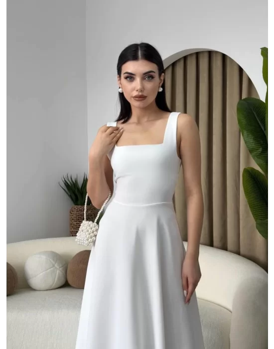 Neapolitan Askılı Elbise