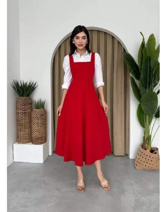 Neapolitan Askılı Elbise