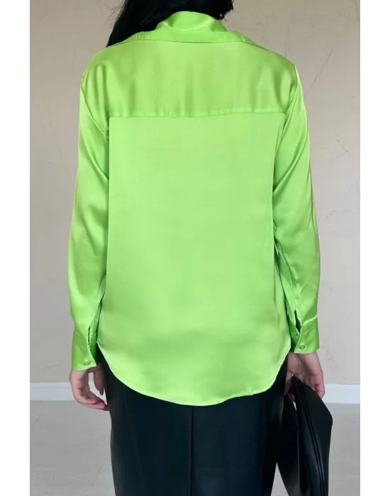 Vizon Saten Gömlek
