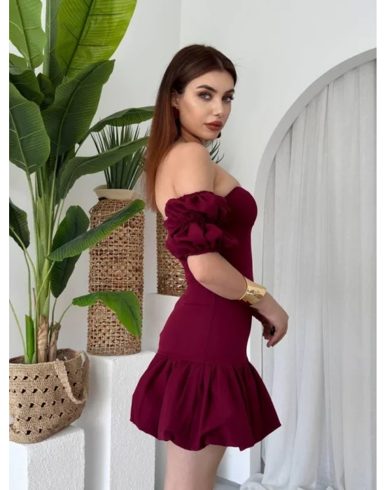 Peyda Straplez Elbise