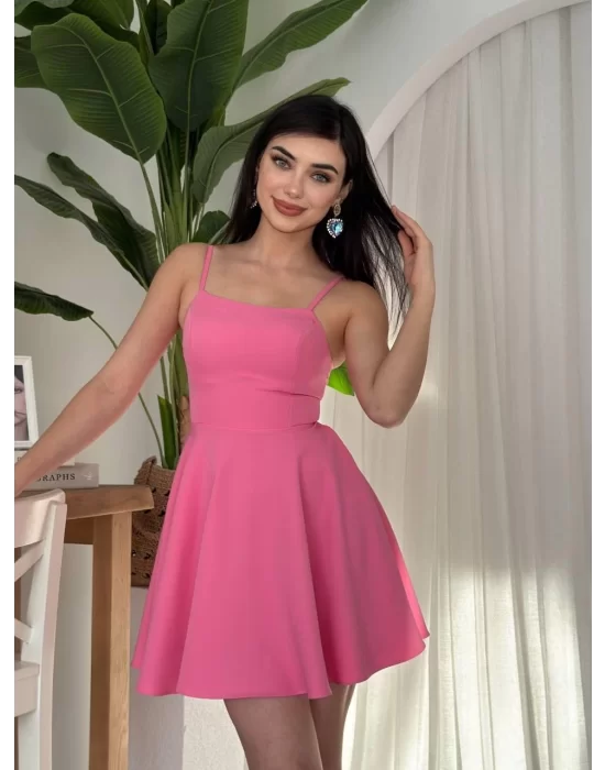 Pole İp Askılı Elbise