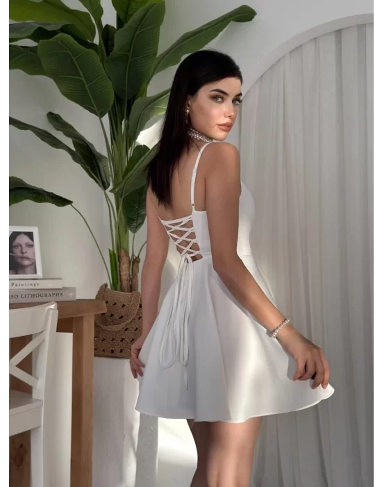 Pole İp Askılı Elbise