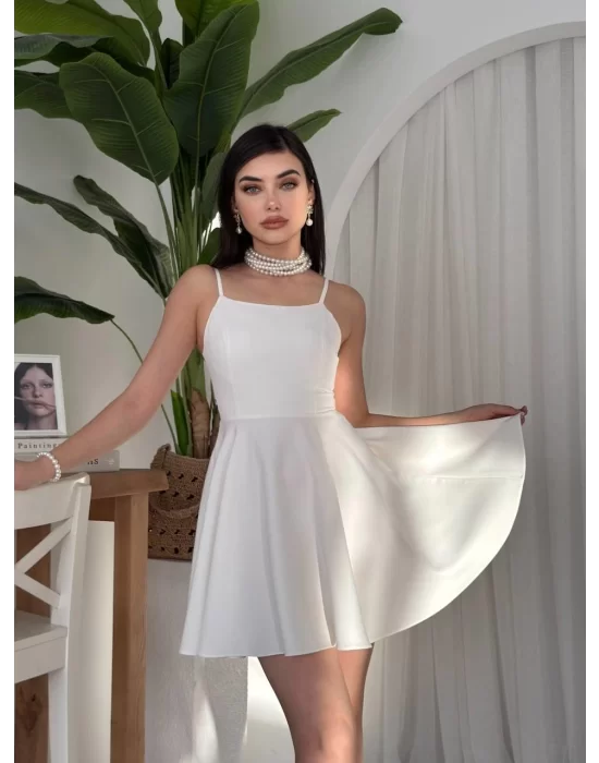 Pole İp Askılı Elbise