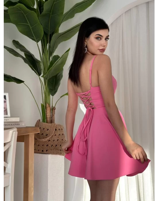 Pole İp Askılı Elbise