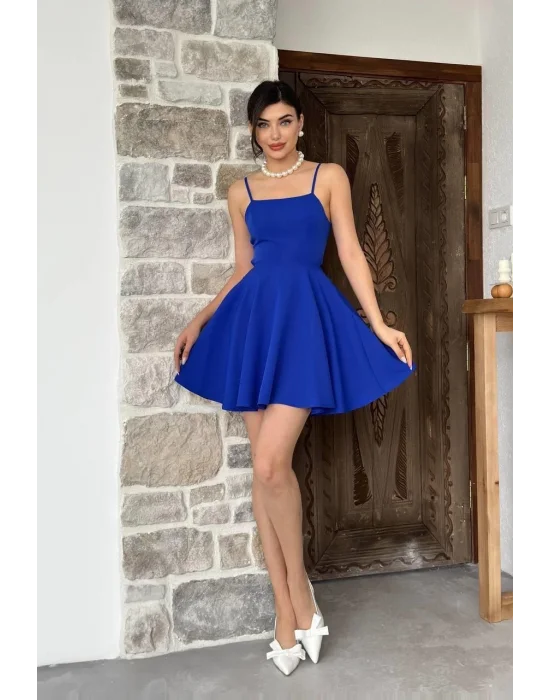 Pole İp Askılı Elbise