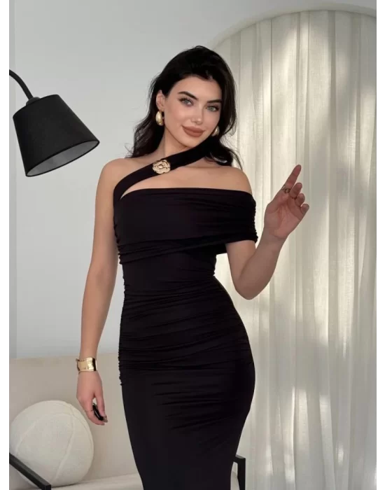 Reta Çapraz Omuz Elbise
