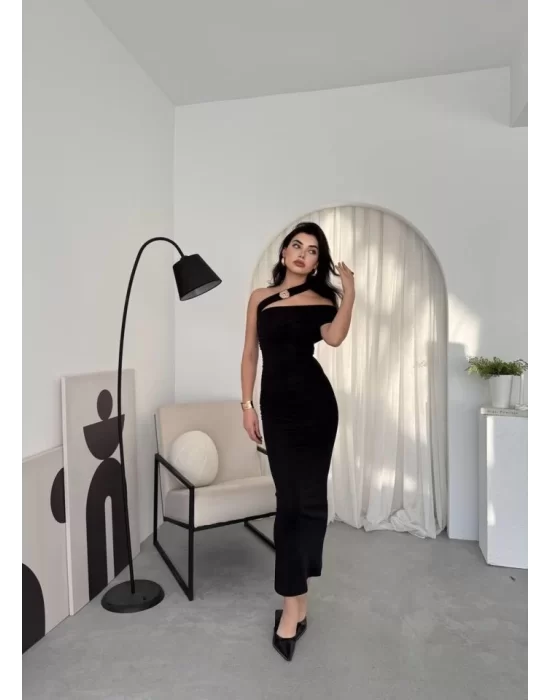 Reta Çapraz Omuz Elbise