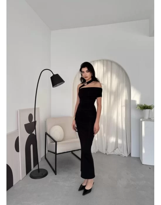 Reta Çapraz Omuz Elbise