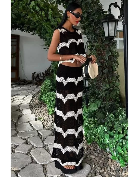 Shayna Ajurlu Crop Takım 9825