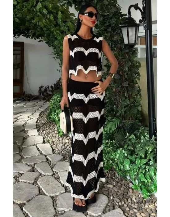 Shayna Ajurlu Crop Takım 9825