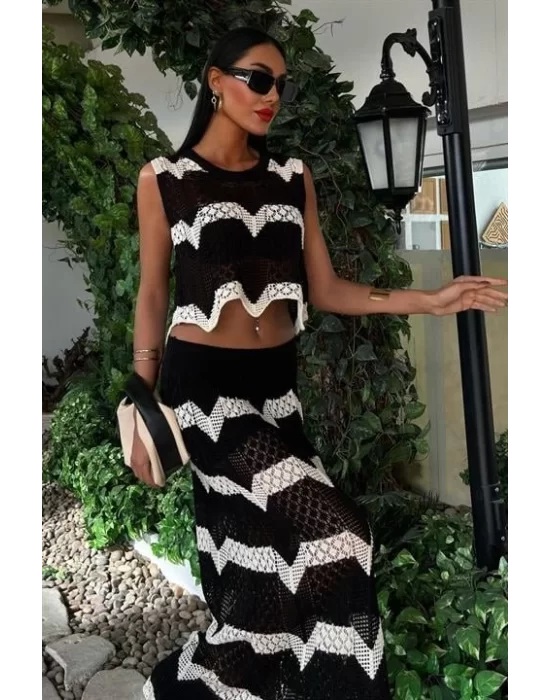 Shayna Ajurlu Crop Takım 9825