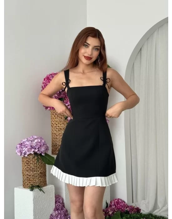 Steel Fiyonk Detay Elbise