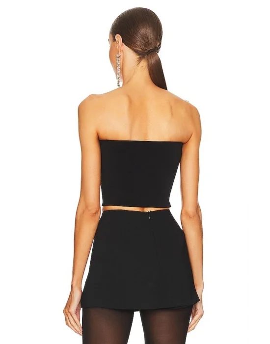 Straplez Kesim Crop Top