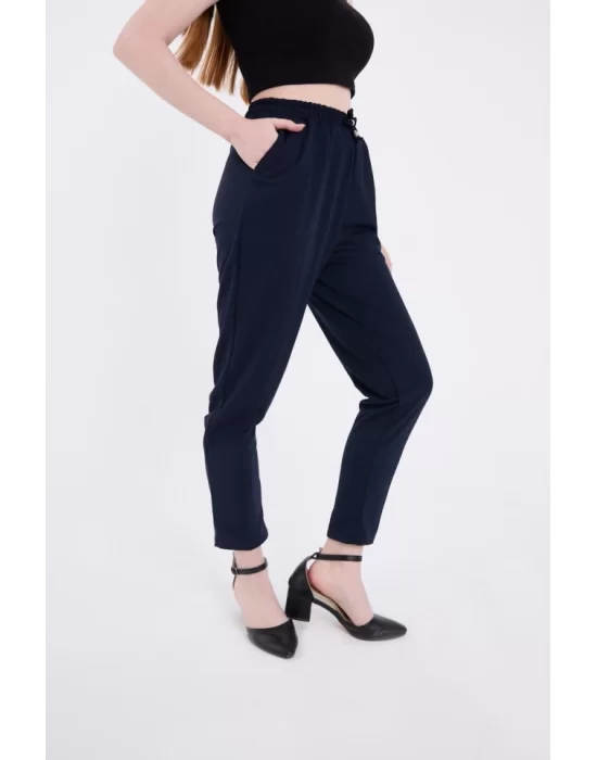 Tam Kalıp Basic Eşofman Pantolon - Lacivert