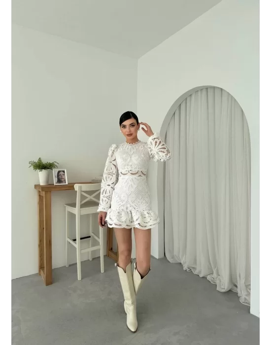 Tase Dantel Elbise