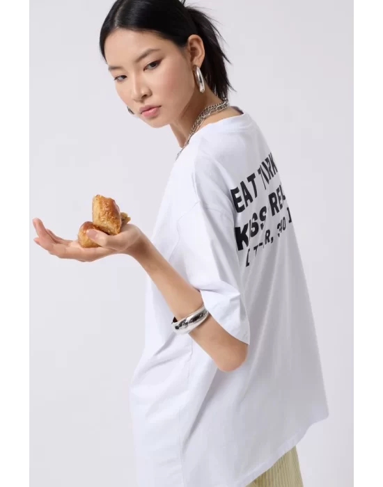 Turkish Sırt Baskılı Oversize T-Shirt