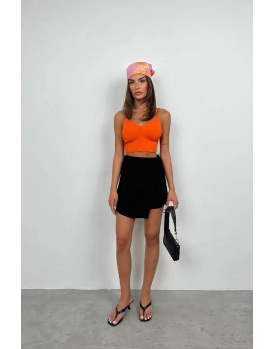 V Yaka Crop Bluz