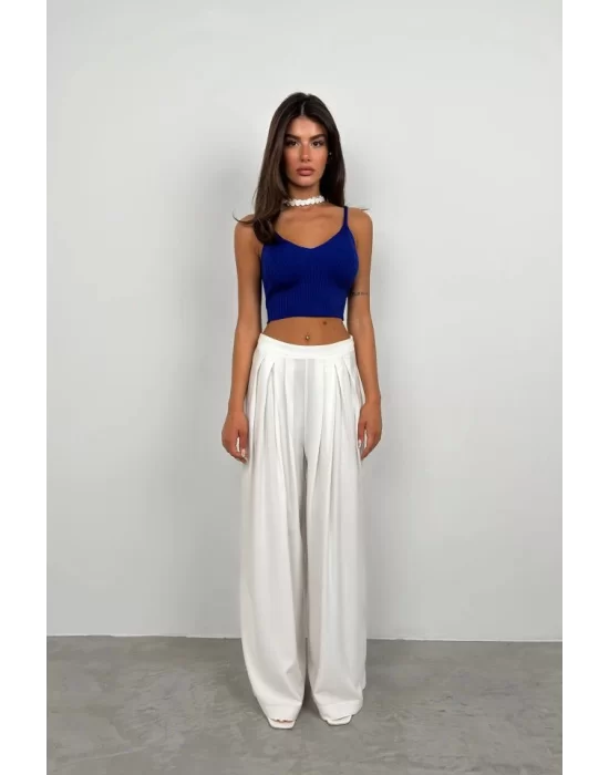 V Yaka Crop Bluz