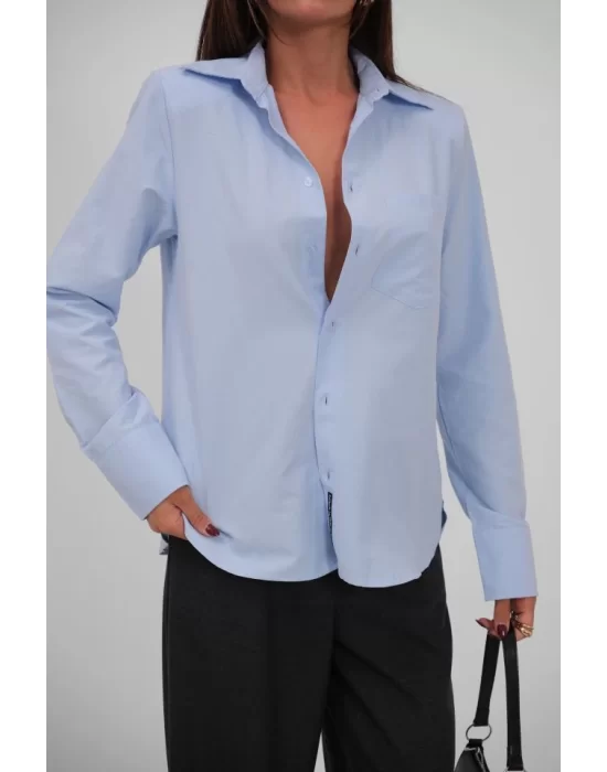 Vatkalı Oversize Gömlek