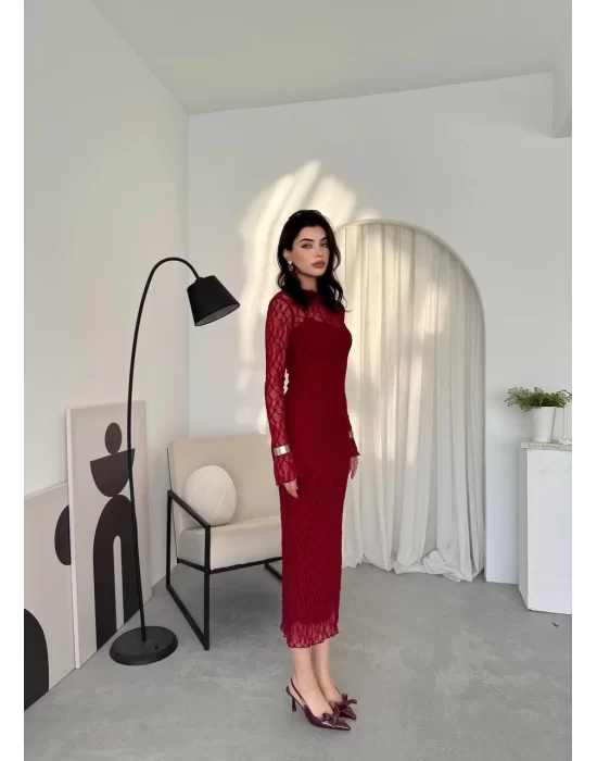 Vedo Çiçek Detaylı Elbise