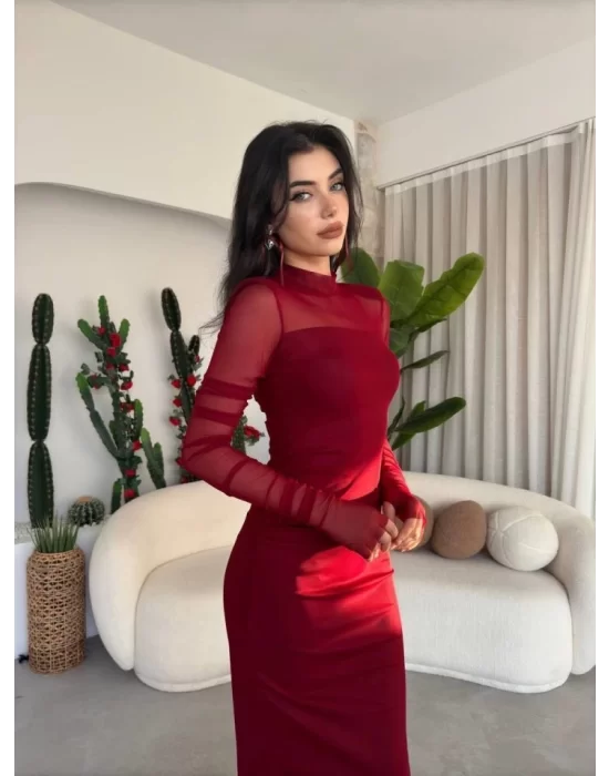 Visa Tül Elbise