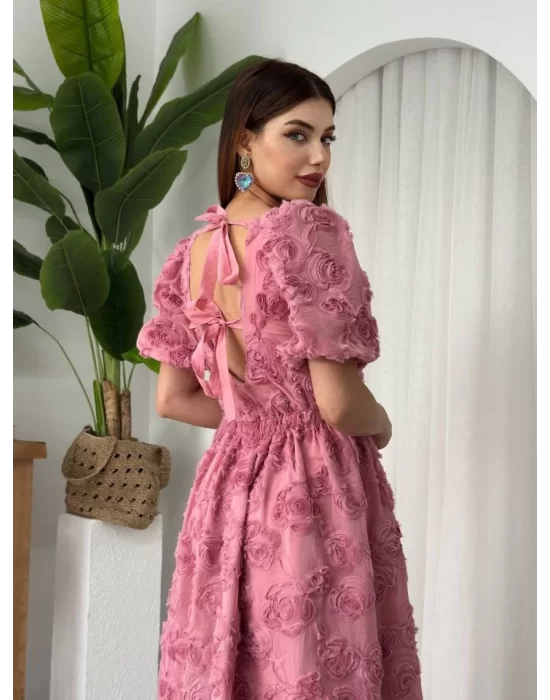 Wear Sırt Bağlama Detaylı Elbise
