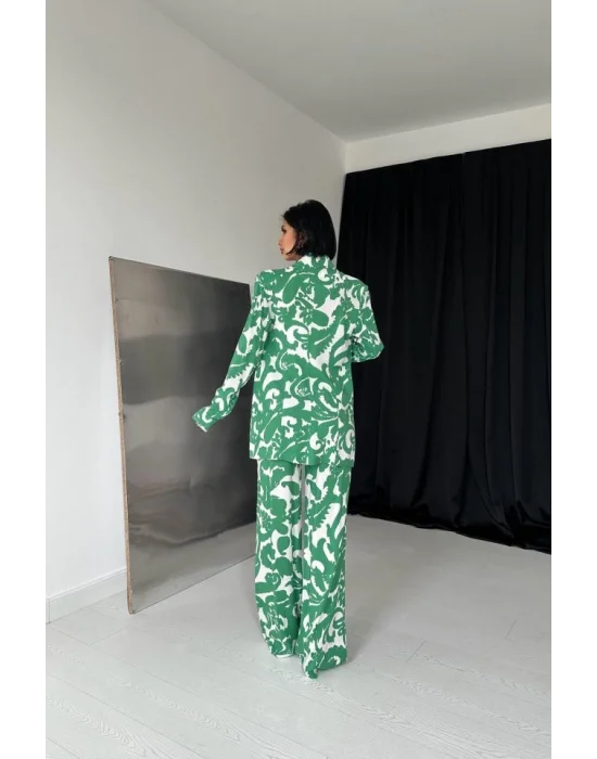 Fuşya Ceket Ve Pantolon Takım