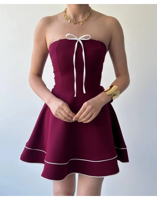 Yuna Straplez Elbise