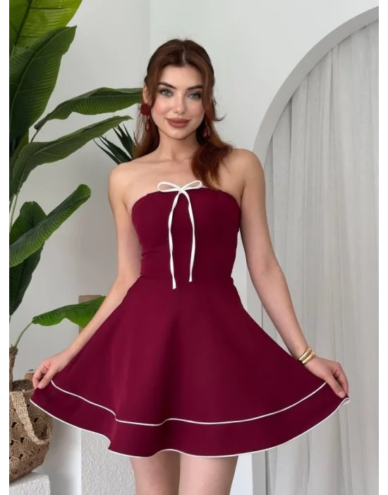Yuna Straplez Elbise