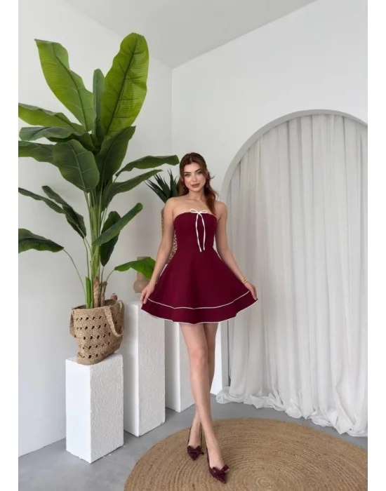 Yuna Straplez Elbise