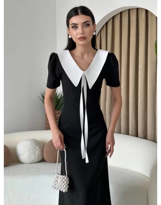 Zerra Yaka Kurdale Detay Elbise