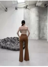 230 Gr Poly Viscose Full Lycra İspanyol Paça Pantolon