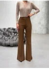 230 Gr Poly Viscose Full Lycra İspanyol Paça Pantolon