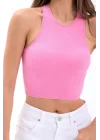 2501 SPORCU YARIM T-SHİRT-PEMBE