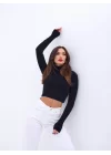 42231 TRİKO BALIKÇI KAZAK-SİYAH