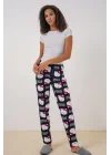 4323 Desenli Pijama Altı - A.Lacivert