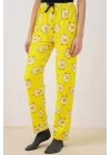 4323 Desenli Pijama Altı - Sarı