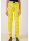 4323 Desenli Pijama Altı - Sarı