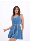 6208 KOT ELBİSE-MAVİ